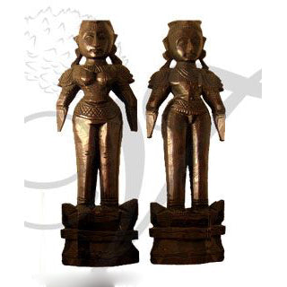 Wooden Married Marapachi Bommai