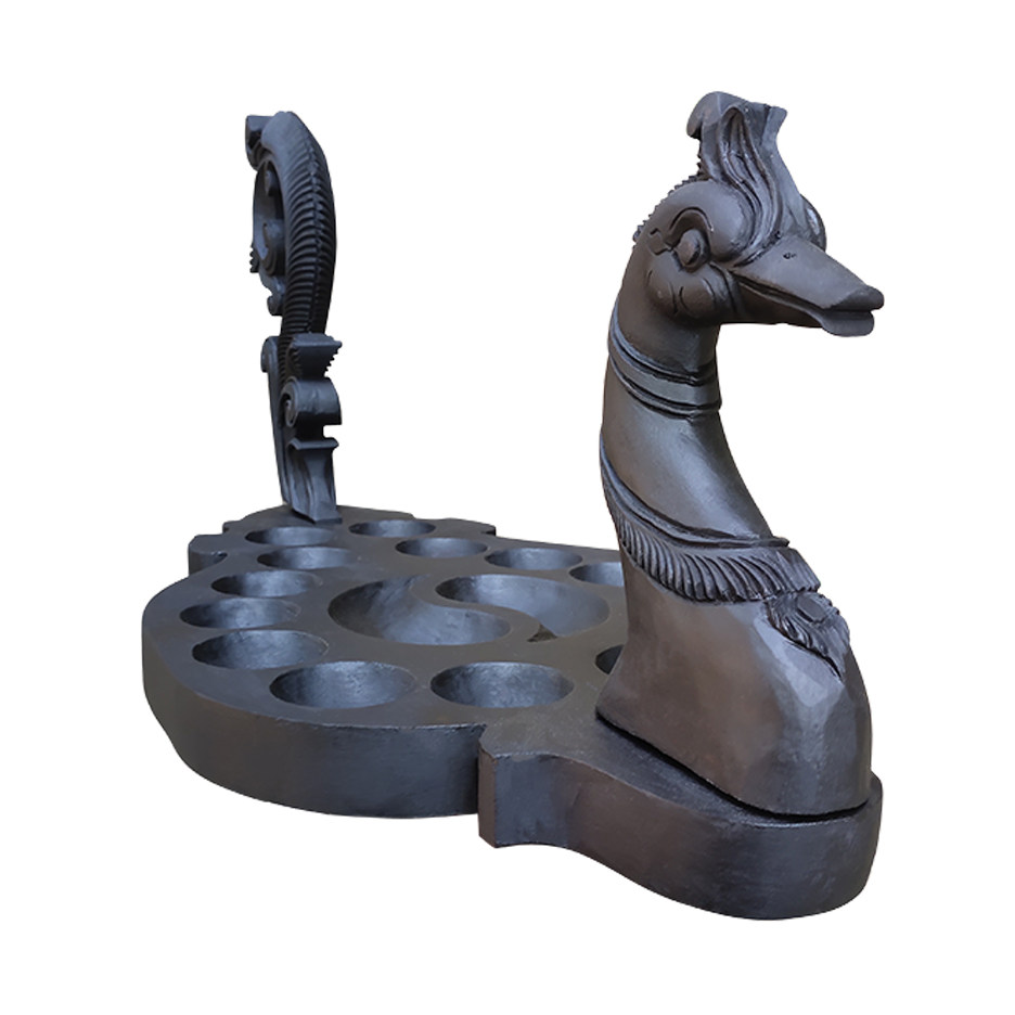 Mayil Design Pallankuzhi Wooden 10.5 inches