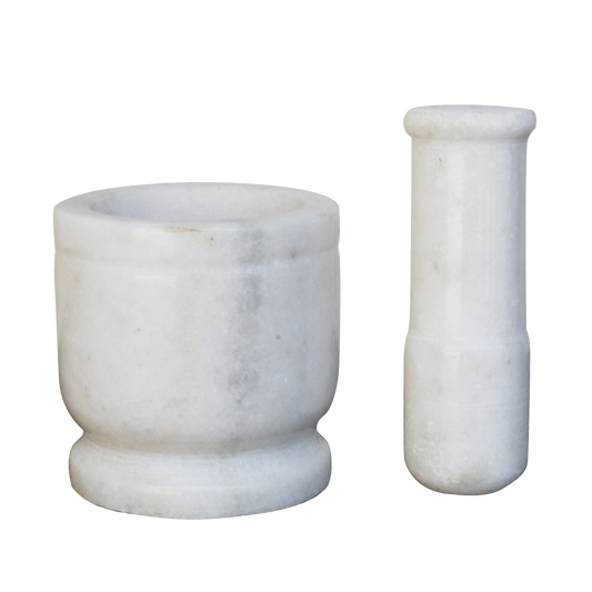 Marble Morter And Pestle 4 inches