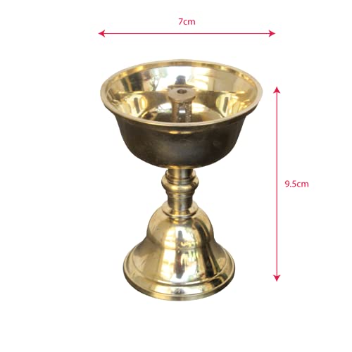 Nanda vilakku, 2 Pack, Kerala Brass Oil Lamp