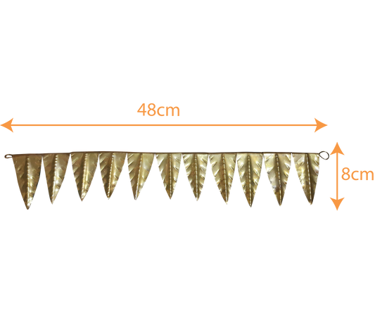 Mavillai Thoranam, Brass Leaf Toran