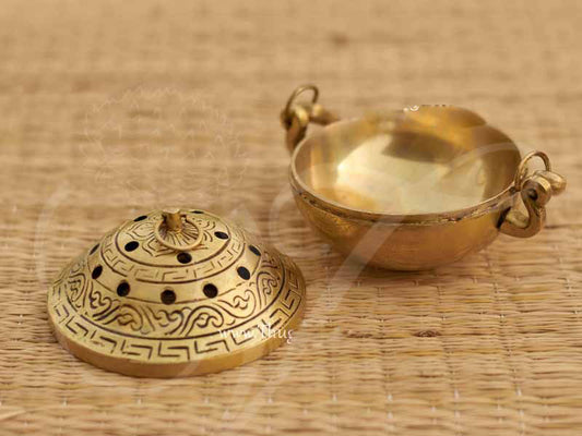 Sambrani Stand Brass 4.5 Inches