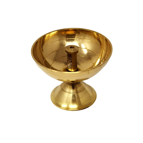 Small Nanda Vilakku Brass 4 inches