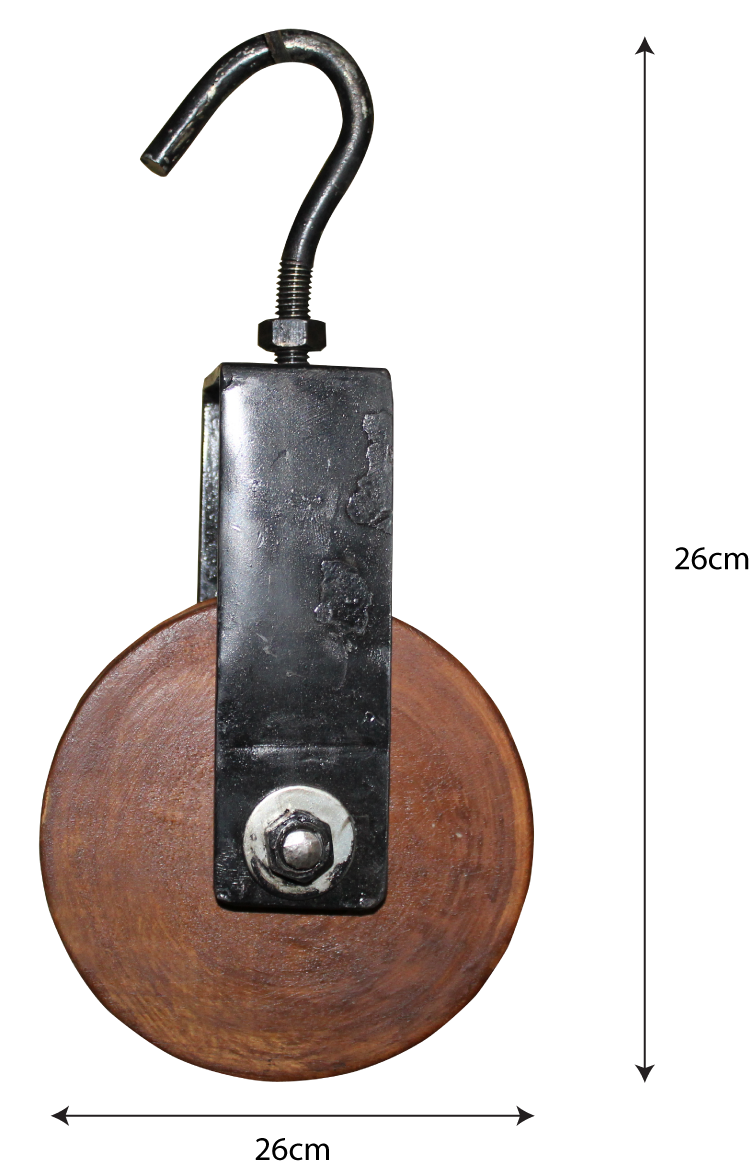 Wooden Pulle 10.5 inches