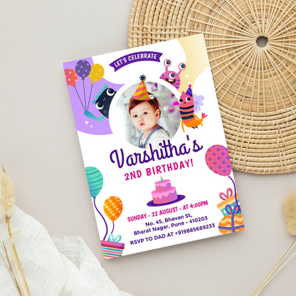 Funny Party Photo Invitation CB204