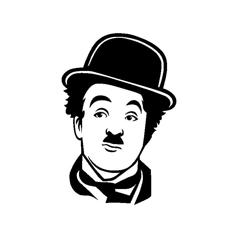 Charlie Chaplin SVG PNG EPS Digital Download