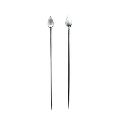Coolboss Alchemist's Stainless Steel Micro Spoon & Paniyarakkal Turner Stick (20cm)