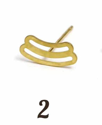 Brass Tripundra Vibhuti Pattai Forehead Stamp Set
