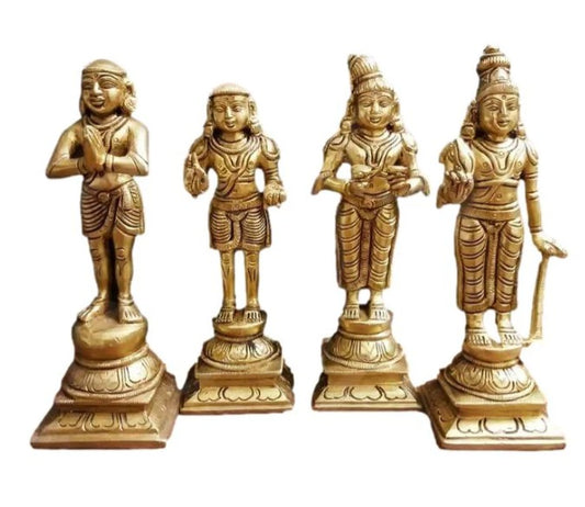 Unique Nalvar Statue Brass 6 inches