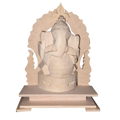 Handcrafted Original Vellerukku Root Vinayagar Statue (10X8)