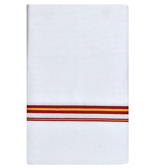 TVK Tamil Nadu Mens Dhoti White Colour - 2M