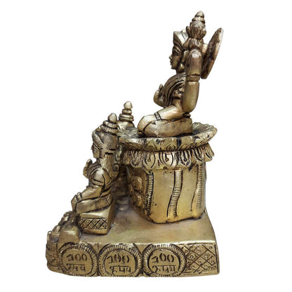 Coolboss Brass Lakshmi Kubera Statue
