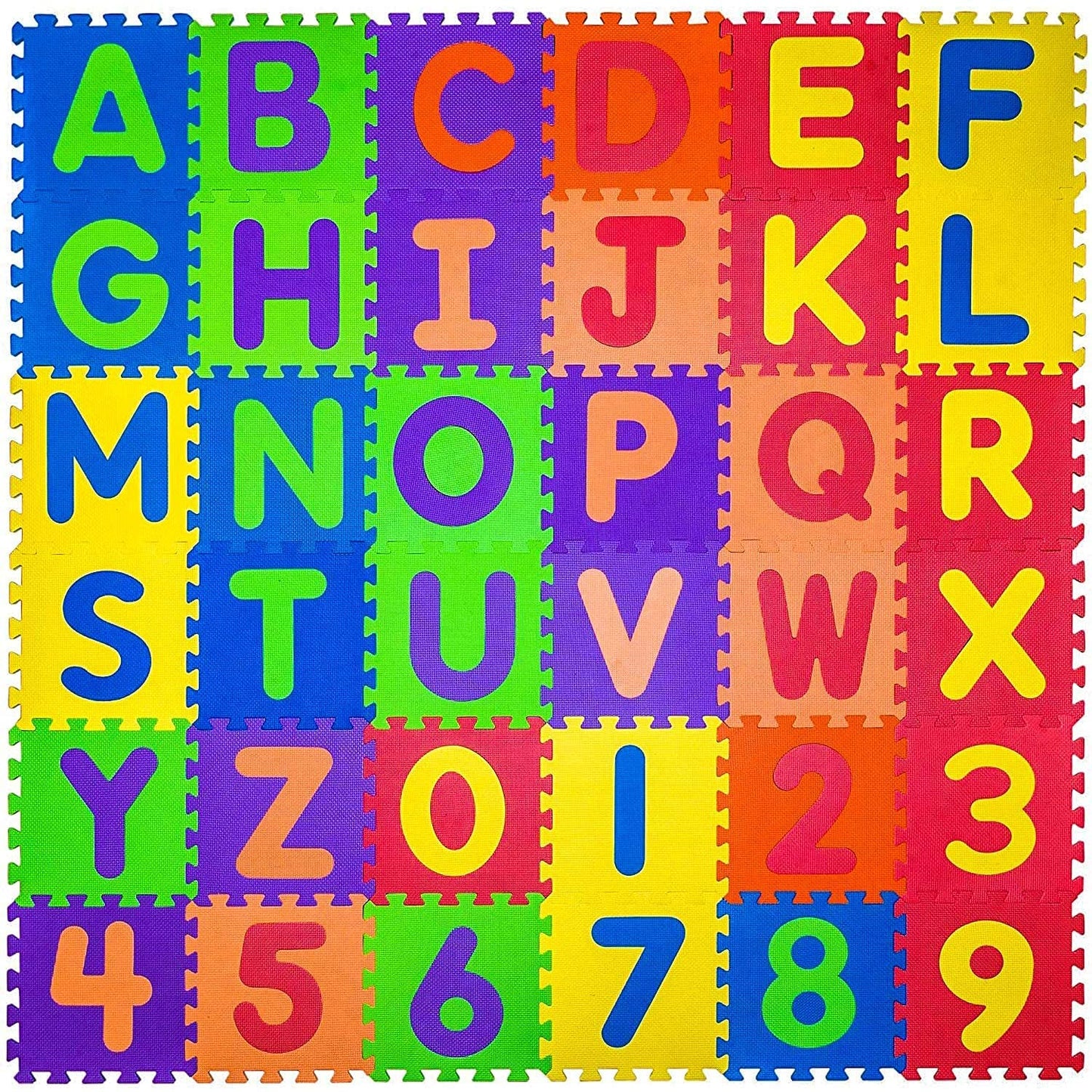 Cool Boss Multicolor ABCD Alphabet Mat Learning Toy for Kids 26 Letters