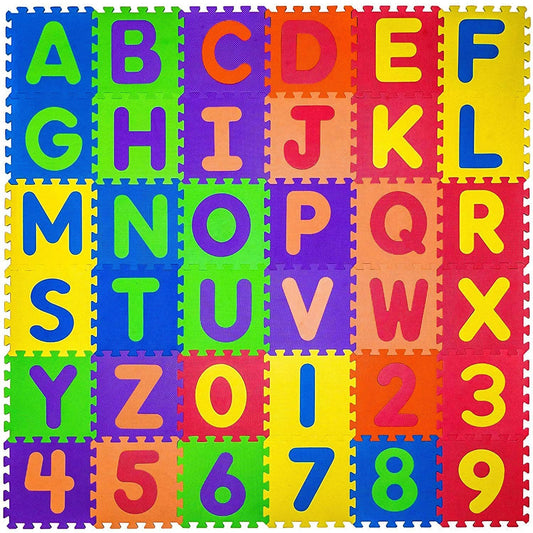 Cool Boss Multicolor ABCD Alphabet Mat Learning Toy for Kids 26 Letters