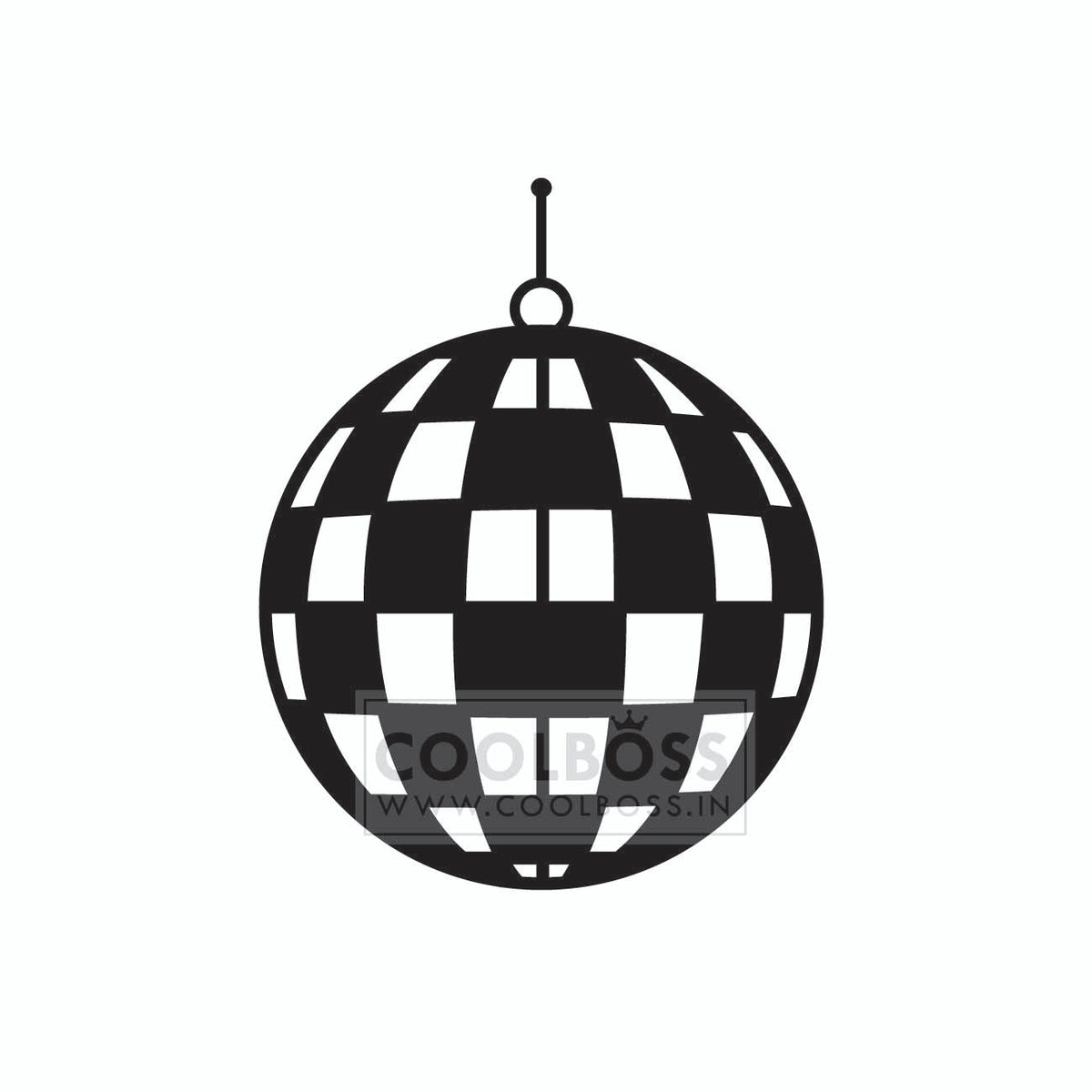 Disco Ball SVG EPS PNG | Retro Sunburst Clipart PNG EPS SVG | Instant Download