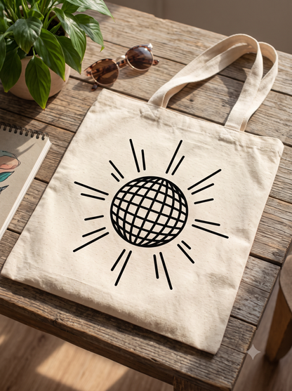 Disco Ball SVG | Retro Sunburst Clipart PNG EPS SVG | Instant Download