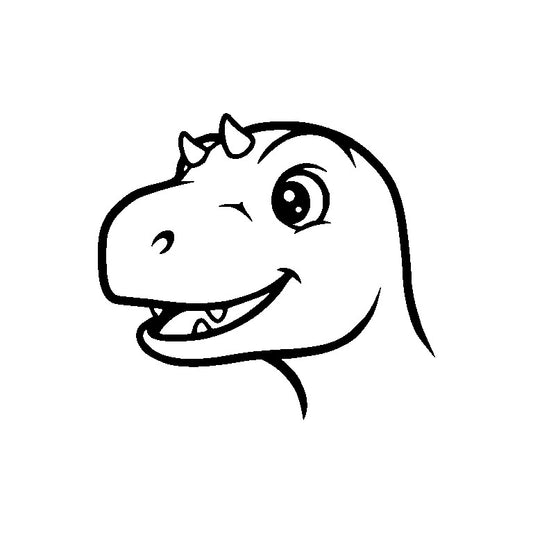 Dinosaur Head SVG PNG Digital Download