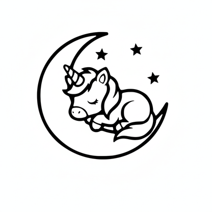 Cute Celestial Line Art SVG/PNG Instant download