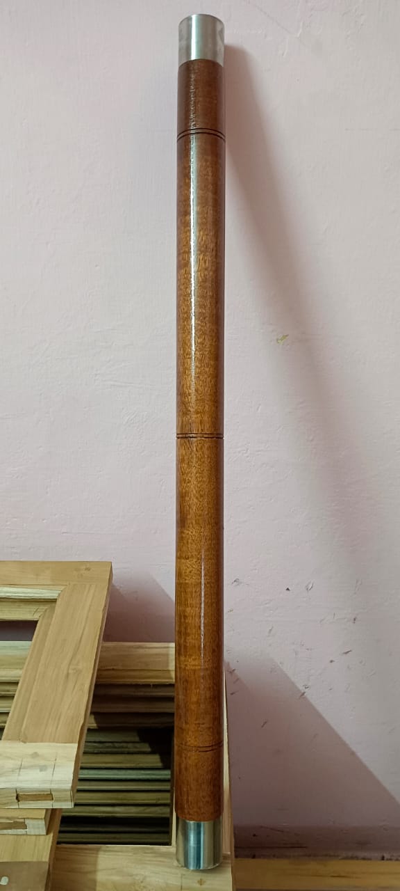 Wooden Rice stamper  Ulakkai Good Quality Wood - 3 feet