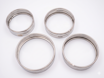 Stainless Steel Pirimanai Vessel Stand Set (4 Pcs)