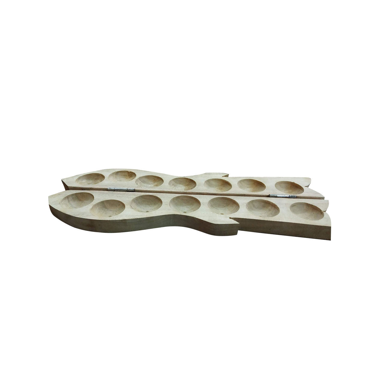 Fish Design Pallankuzhi wooden 15 inches