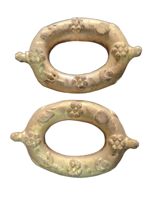 South Indian Brass Kai Silambu for Use Dance in Temples During Amman