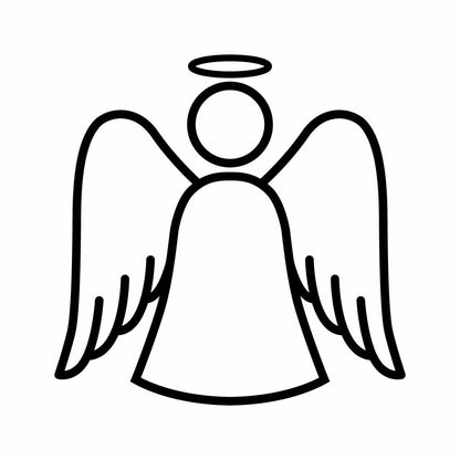 Christmas Angle SVG PNG Digital Download