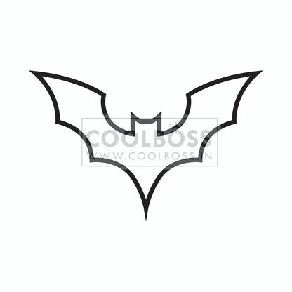 Sleek Bat Wings Outline Vector Cut File – SVG, PNG, EPS Digital Download