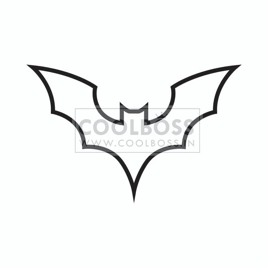 Sleek Bat Wings Outline Vector Cut File – SVG, PNG, EPS Digital Download