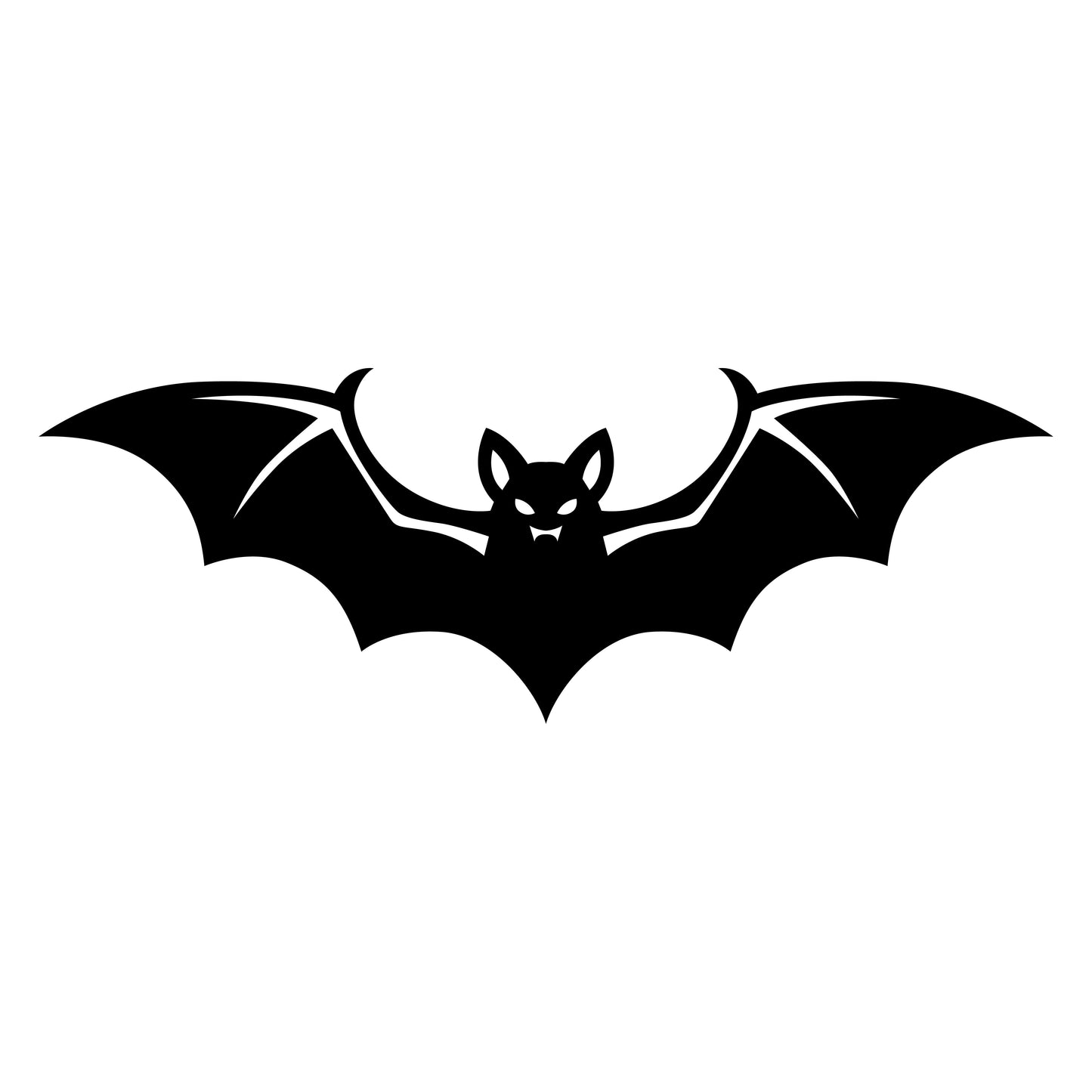 Halloween Bat SVG | Flying Bat Silhouette