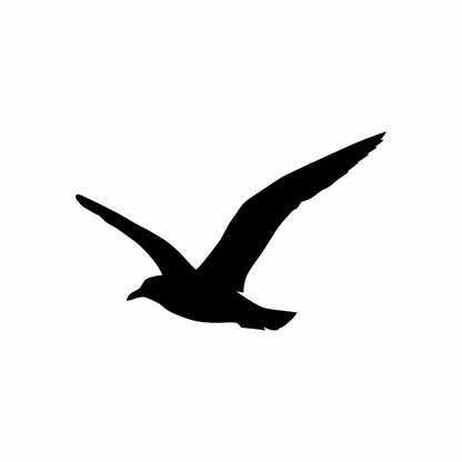 Flying Bird Silhouette SVG | Bird Outline Clipart | Wildlife Vector for Cricut & Laser Cutting