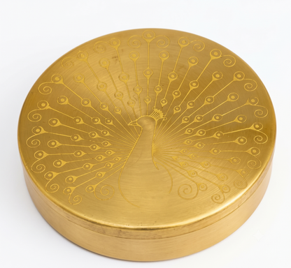 Coolboss Pure Brass Masala Box (5 Inch)