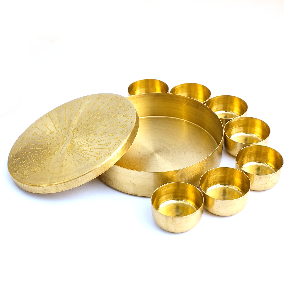 Coolboss Pure Brass Masala Box (5 Inch)