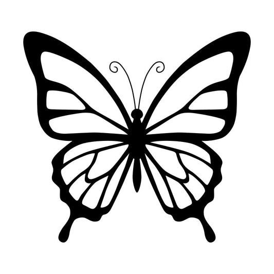 Butterfly Silhouette SVG Minimalist Cut File
