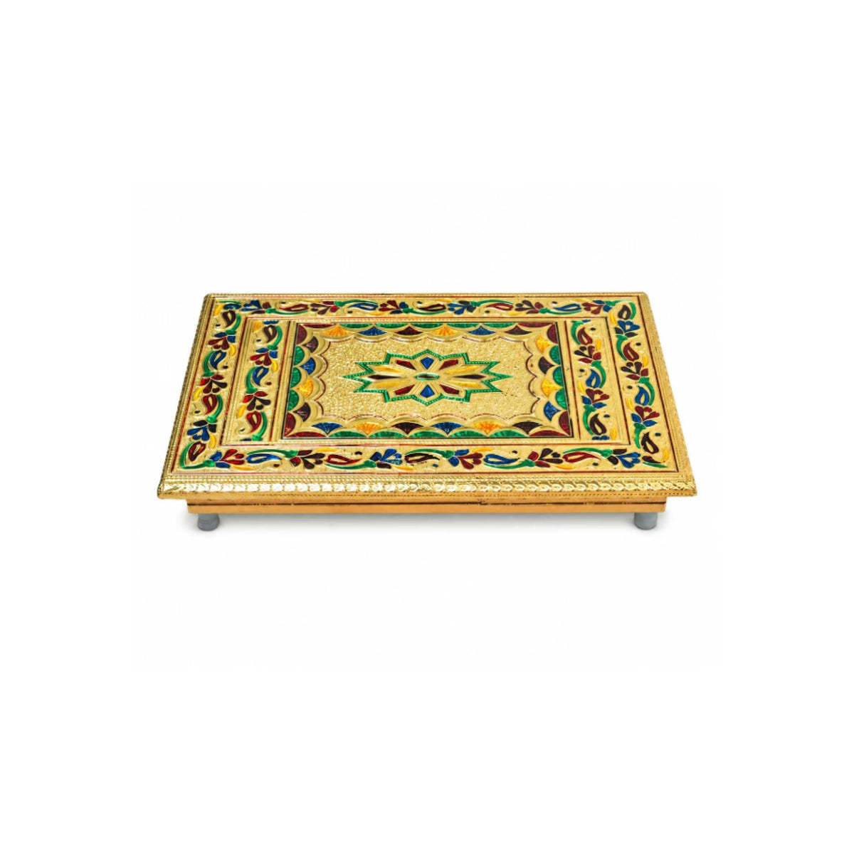 Rajwadi Wooden Pooja Chowki