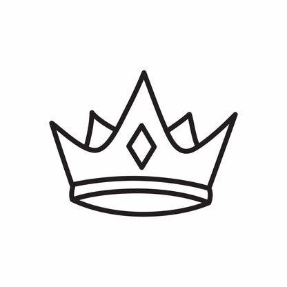 Minimalist Crown SVG PNG Instant dowwnload