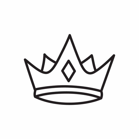 Minimalist Crown SVG PNG Instant dowwnload