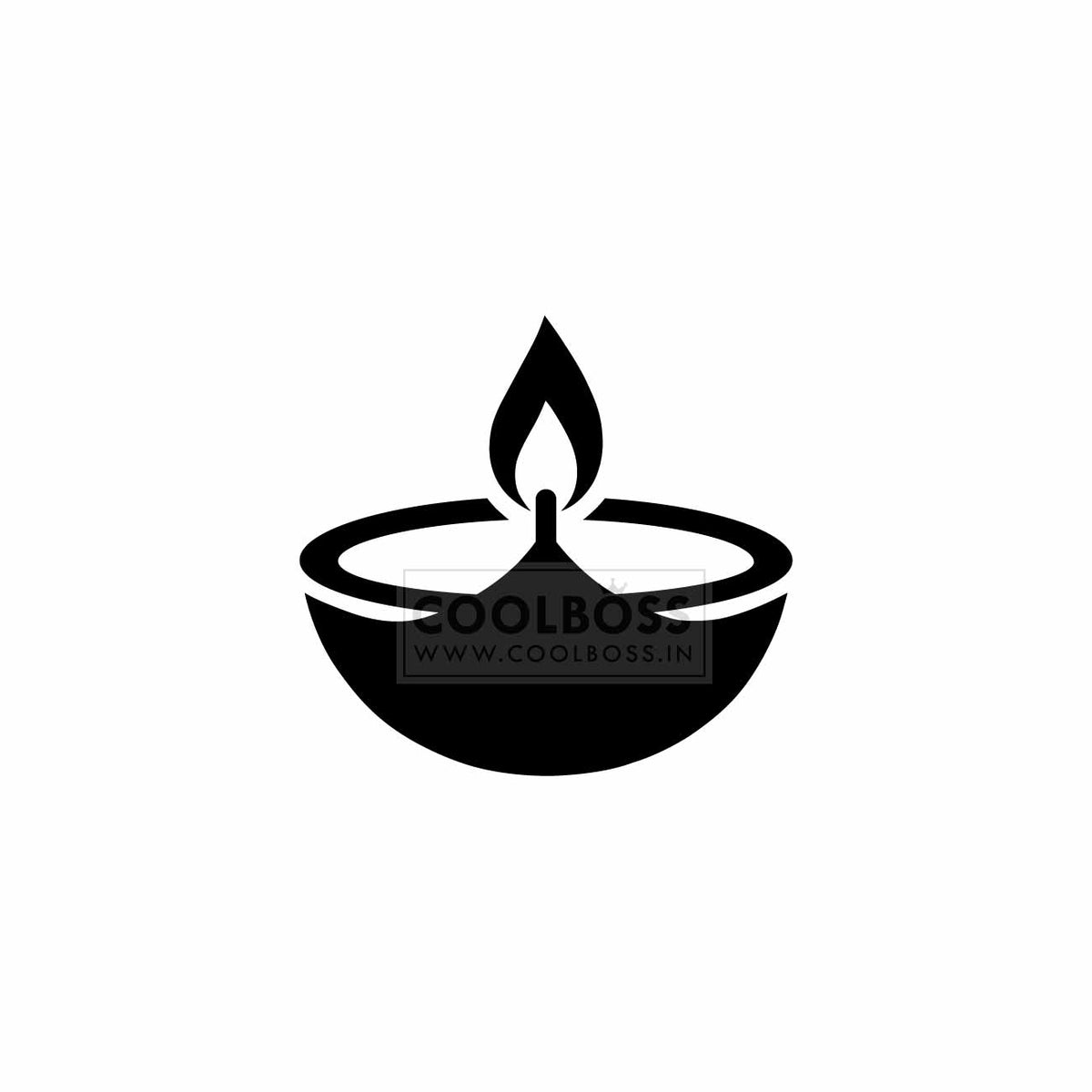 Diwali Diya Vector SVG PNG EPS Cut File