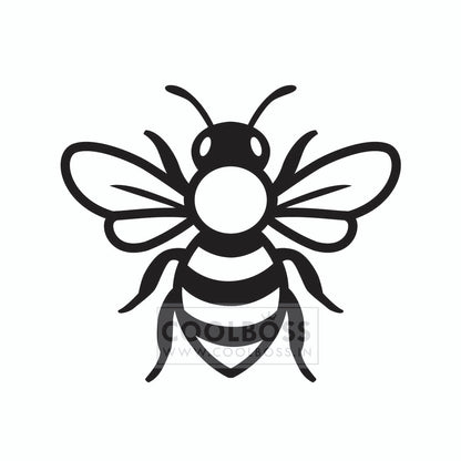 Honey Bee SVG Silhouette Vector Clipart EPS PNG Cut