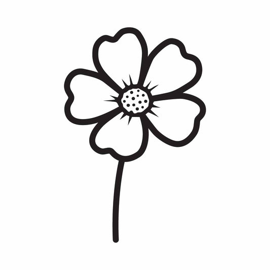 Wild Flower SVG PNG Digital Download