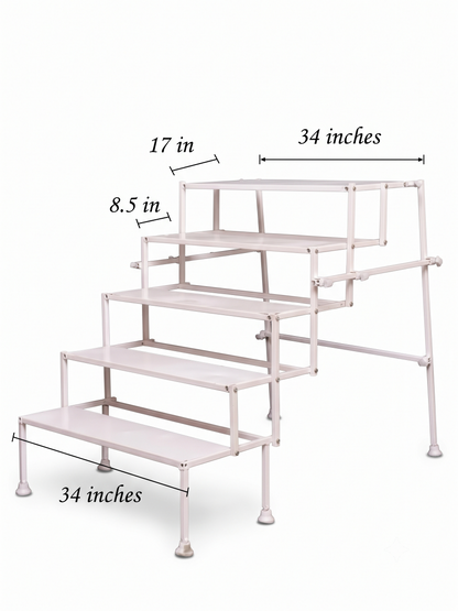 5 Step Heavy Duty Metal Navarathri Golu Padi