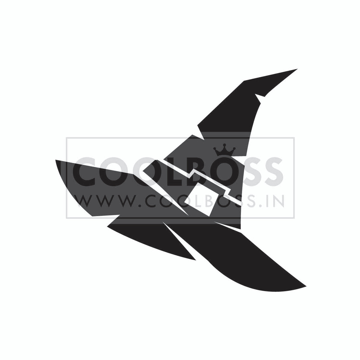 Minimalist Witch Hat SVG PNG Vector Design – Halloween Cricut Cut File & Clipart