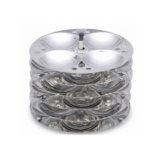 4-Plate Stainless Steel Idli Stand