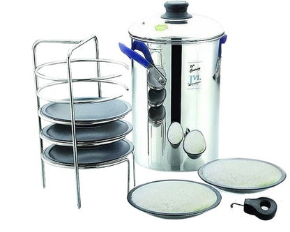 JVL Premium Stainless Steel Multi Steamer Set