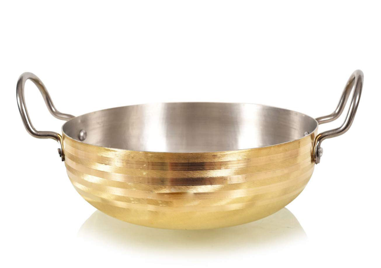 Handmade Brass kadaai 10 inches