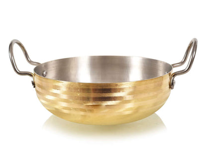Handmade Brass kadaai 10 inches