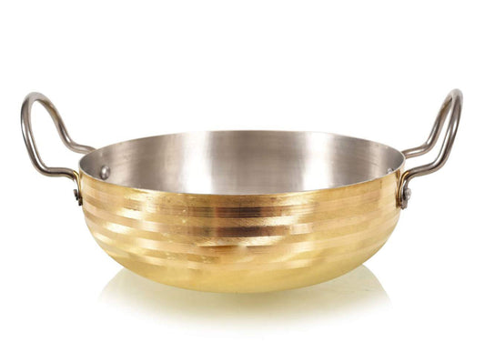 Handmade Brass kadaai 10 inches