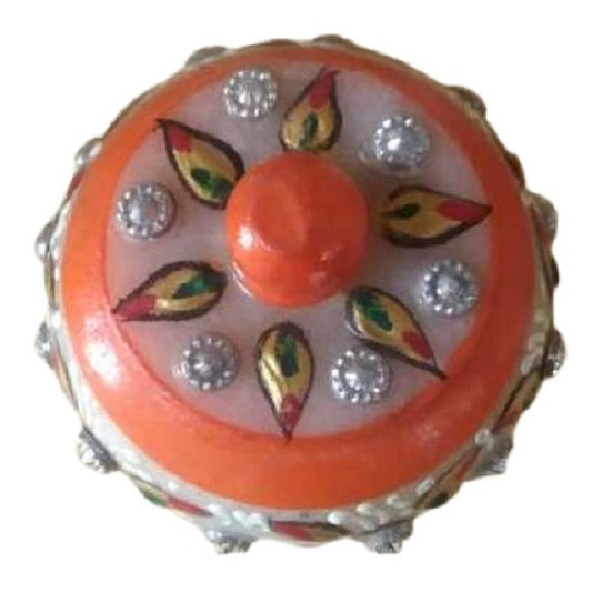 Marble kumkum Holder Box 3 inches