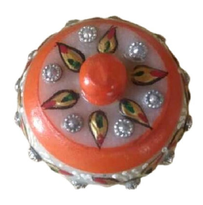 Marble kumkum Holder Box 3 inches