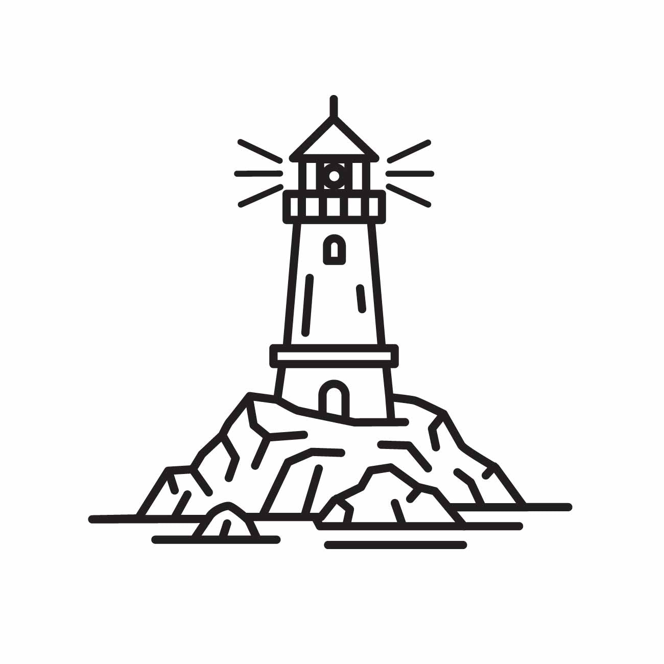Light House PNG SVG Digital Download
